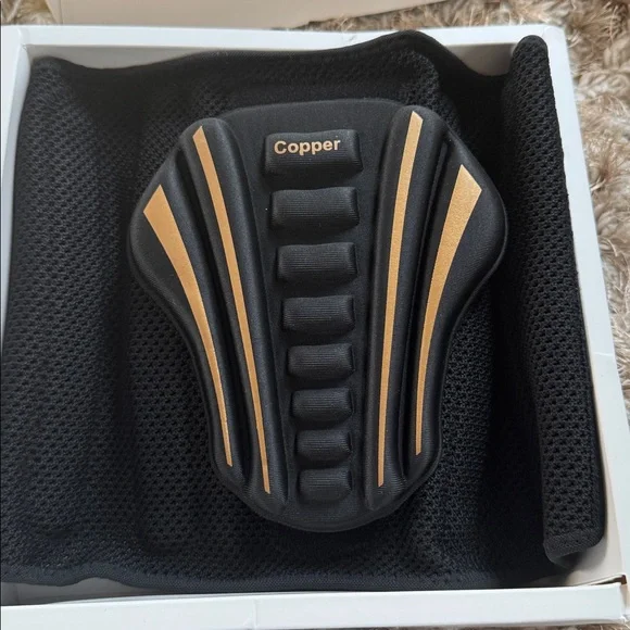 Copper Back Support Belt with Lumbar Pad - Picture 5 of 7